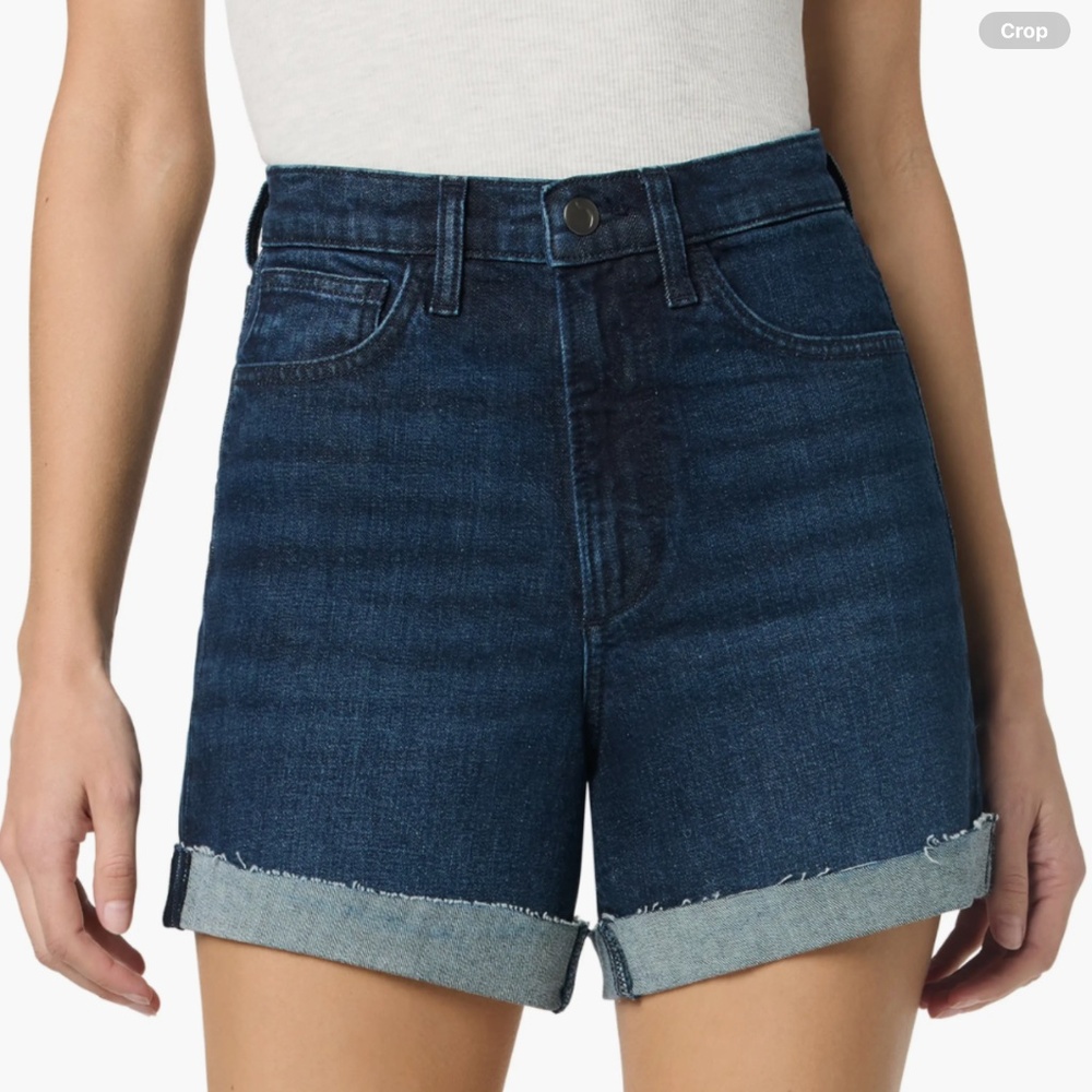 Joe's Raw Hem High Waist Denim Shorts (Bangkok), size 24